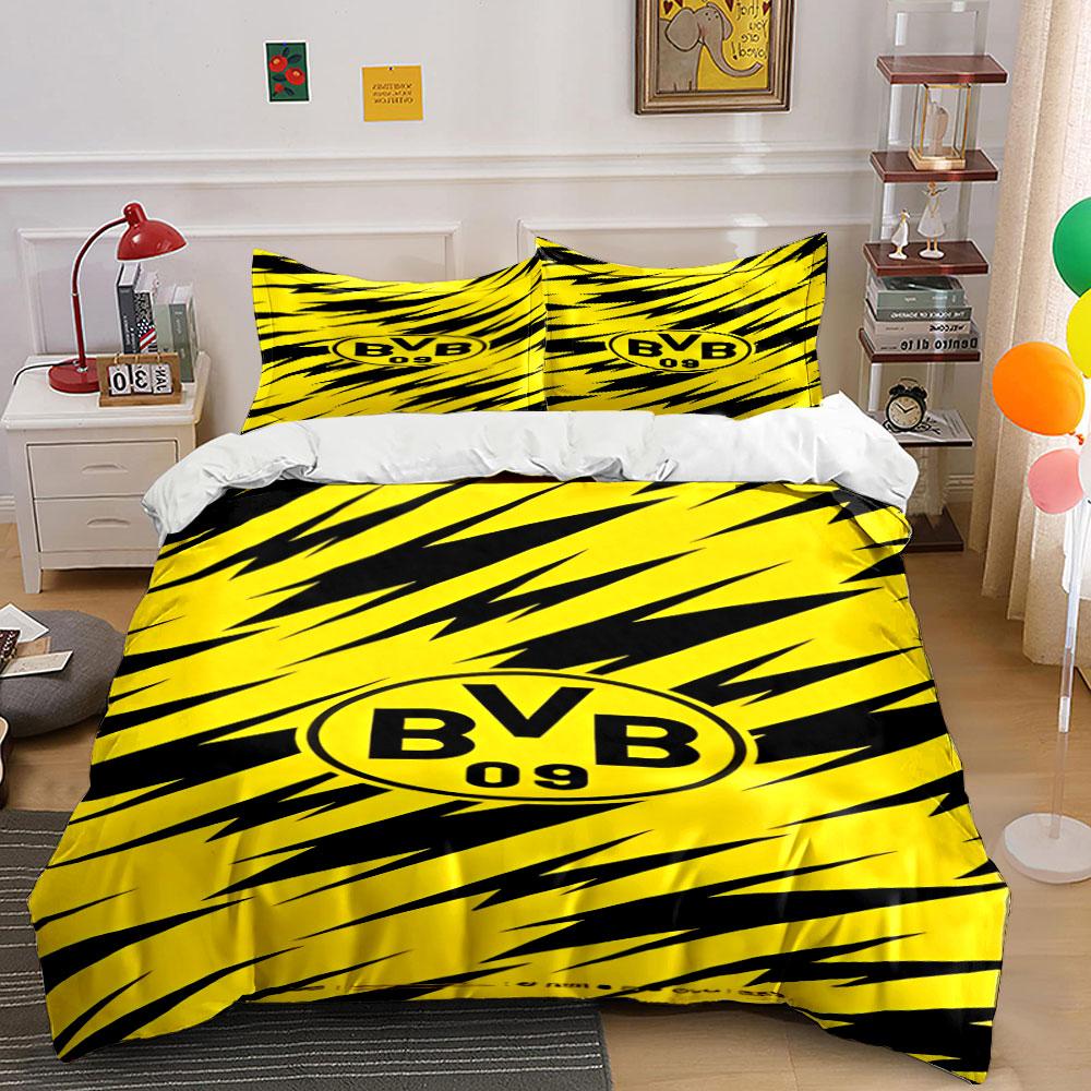 Yellow-black striped pattern, BVB. Bedding sets Duvet cover sets Duvet covers Pillowcases(1 * Duvet Cover 2 * Pillowcases without duvet insert)