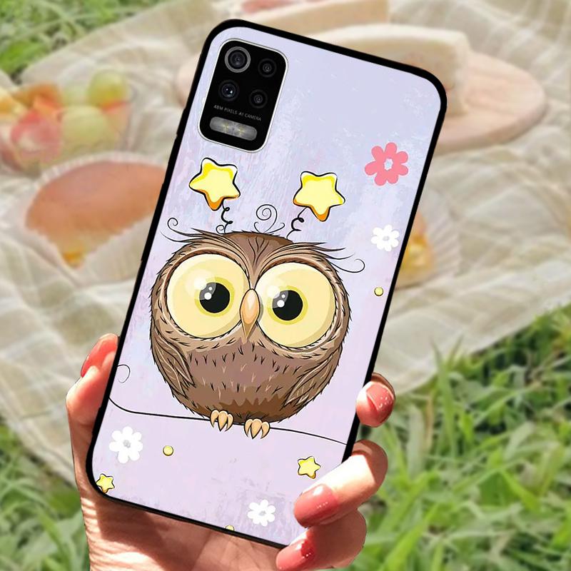For LG K52 Q52 K62 4G Case Silicone Soft TPU Black Bumper Cover For LG K62+ Coque K62 Plus 4G Fashion Phone Protective Fundas