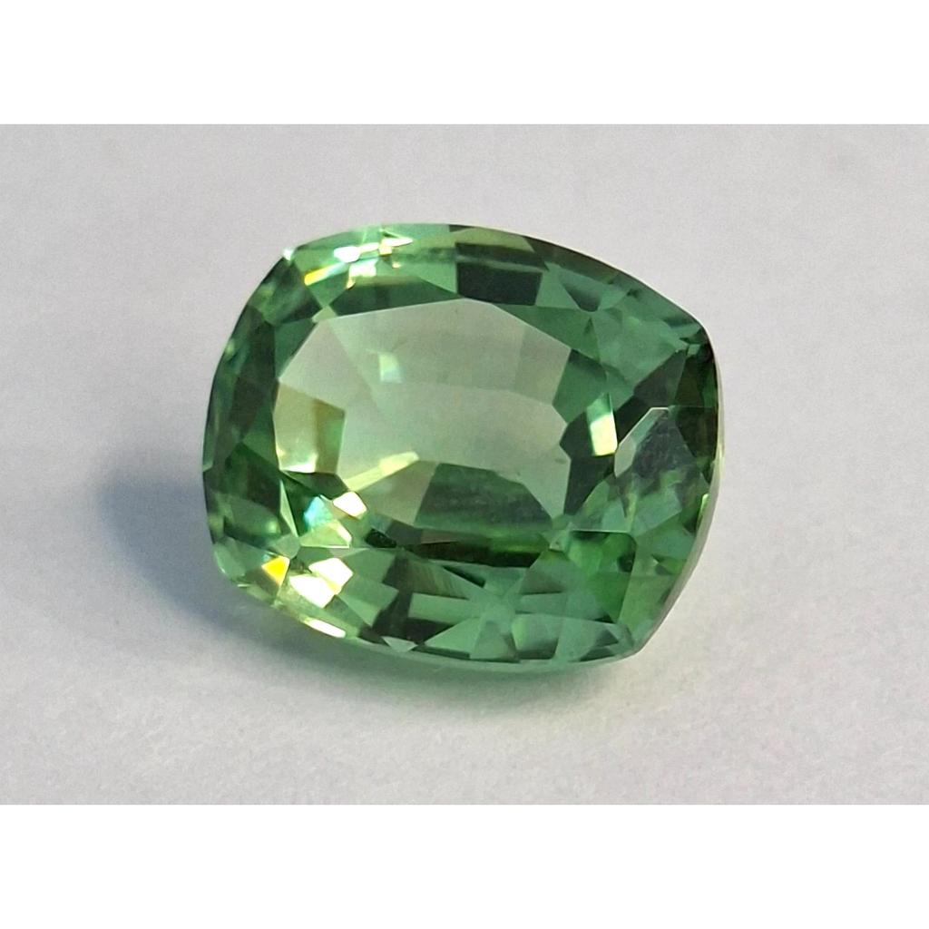 Fabulous Green Sapphire Natural Cushion Cut 10-12 Ct Certified Loose Gemstone