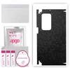 apgo Protective Skin Sticker for the Back+sides Compatible with Oppo Find N 5G, Full Wrap Film, Foil, Vinyl - Pattern Black Honeycomb