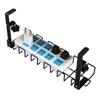 Under Desk Cable Management Tray Adjustable No Drill Metal Wire Cord Organizer for Office Home Computer Cable Desk Organization