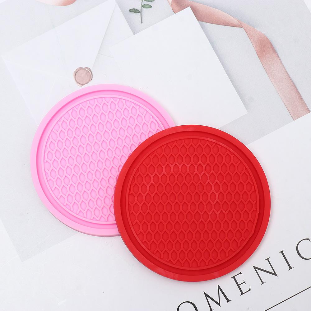 Pads Car Accessories Non-Slip Mat Flower Teacup Car Cup Mat Car Coasters Coaster Drink Coaster