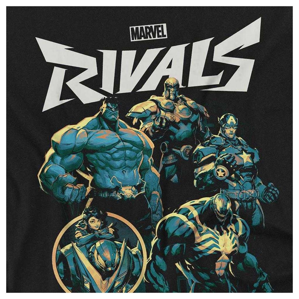 Marvel Rivals Unisex Adult Vanguard Back Print T-Shirt