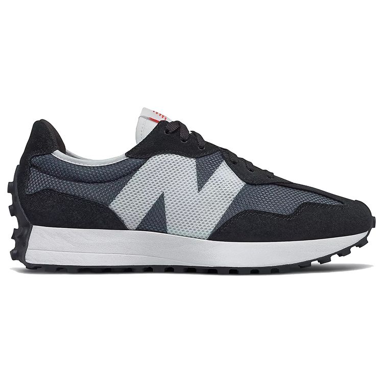 New Balance Кроссовки унисекс 327 черно-белые MS327BC