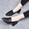 Fashion Single Shoes for Women In Autumn New Style Embroidered Shallow Pumps Ethnic Style Retro Women's Shoes 2025