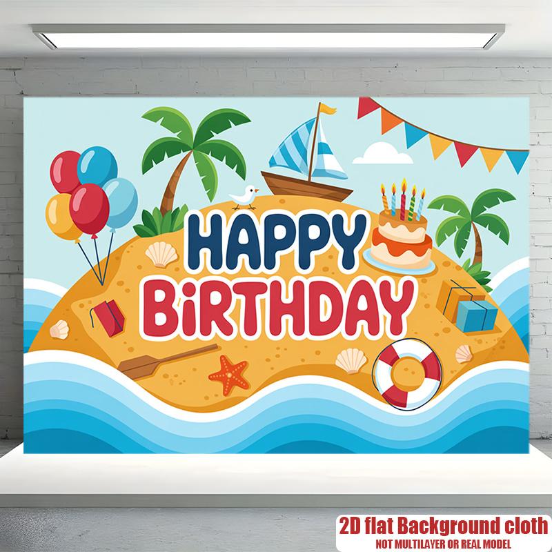 Pop Art Birthday Party Banner, Vibrant Polyester Backdrop for Home Room Wall Decor and Props