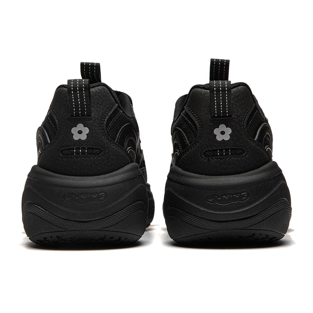 Li Ning Honey V2 модные классические удобные нескользящие прочные низкие повседневные туфли для повседневной носки женские повседневные туфли черного цвета AGCU296-2