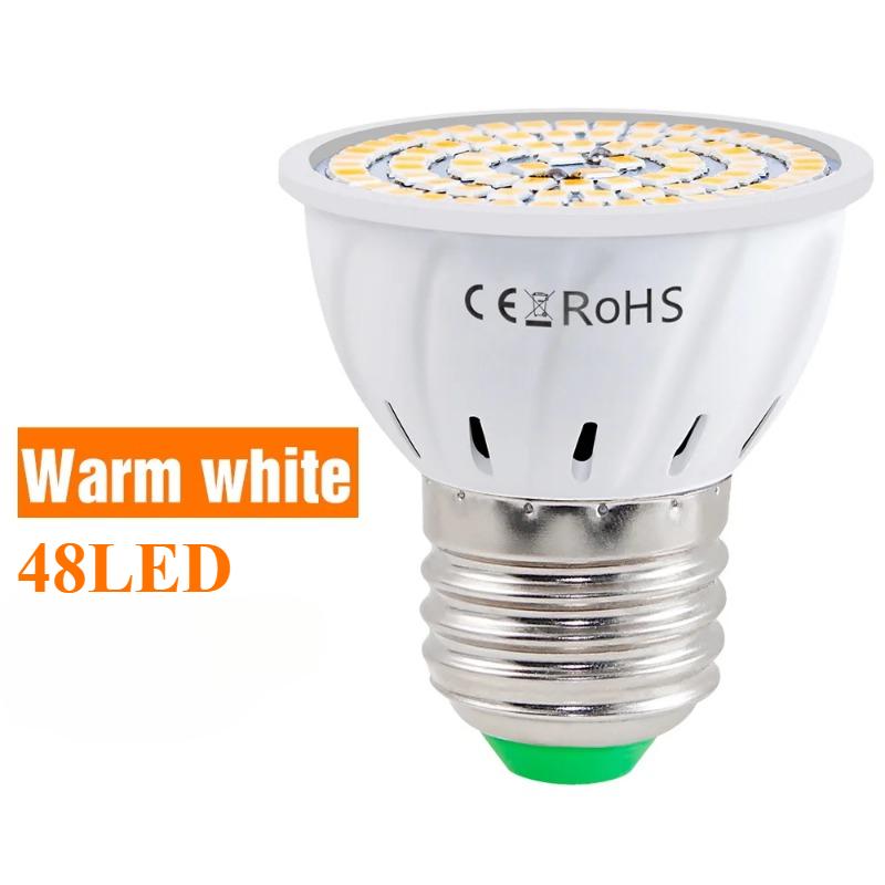 Светодиодная лампа E27 GU10 Spotlight MR16 Lamp E14 Light B22 Chandelier Bulbs GU5.3 AC 220V For Home Energy Saving Lighting Cold/Теплый