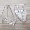 62KD 20Pcs Blind Hold Down Brackets Clear Clips Easy Installation Curtain Repair Part