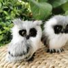 Home Decor Artificial Fur Toy Plush Toys Simulated Owl Model Owl Static Model Gift for Kids