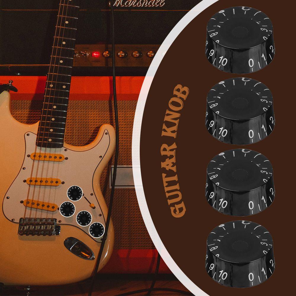 Accessories Tone Volume Knobs Bass Tuning Switch Electric Guitar Speed Control Bucket Shape Knob
