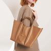 Leather Large-capacity Bag, High-end Tote Bag Women's New Portable Shoulder Commuter Women's Bag