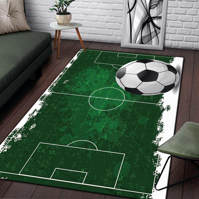 3d футбольный спортивный силуэтный ковер с узором для гостиной, коврики для кемпинга, пикника, противоскользящий коврик, коврик для ползания, подарок для фанатов