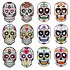 Mexican Day Of The Dead Halloween Party Decoration Masquerade Paper Skull Diy Mask Customization