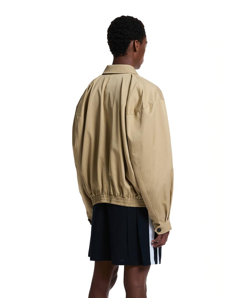 Trunk Project Gathered Bomber Jacket_Beige