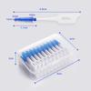160pcs/box Gum Massage Dental Floss Pick Tooth Gap Teeth Cleaner Silicagel Interdental brush  Unisex