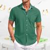 Men's Casual Short-sleeved Shirt Slim Fit Stylish Men's Hawaiian Print