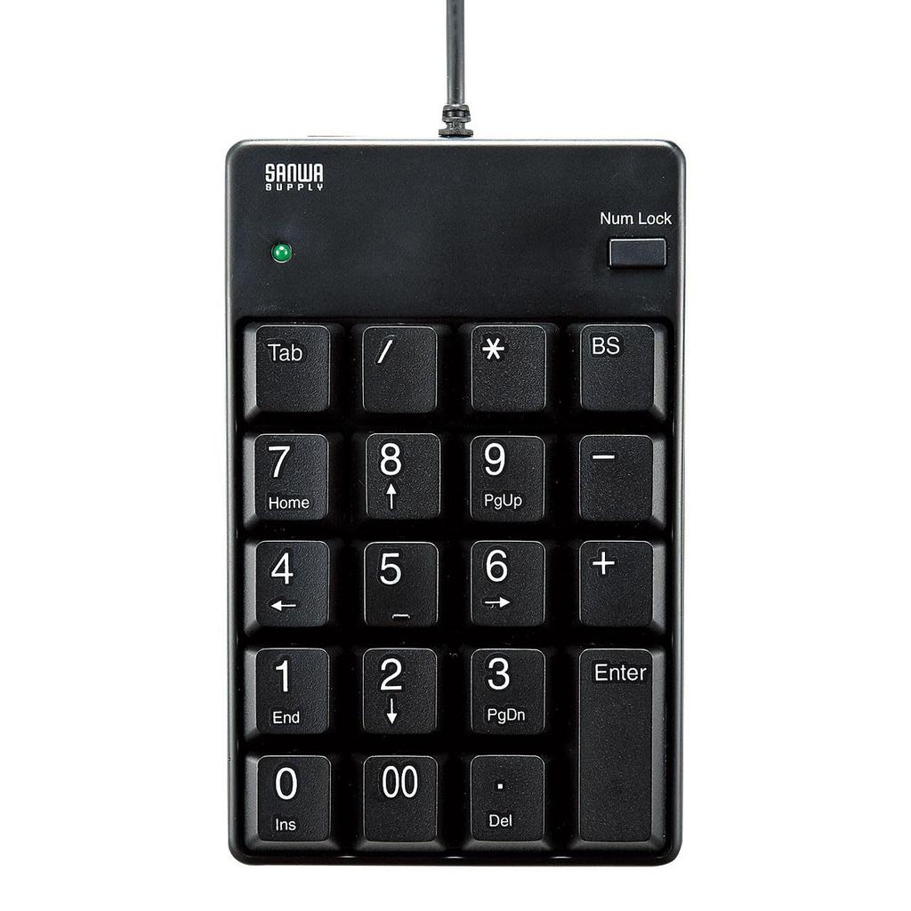 Sanwa Supply USB Numeric Keypad Black NT-17UBKN