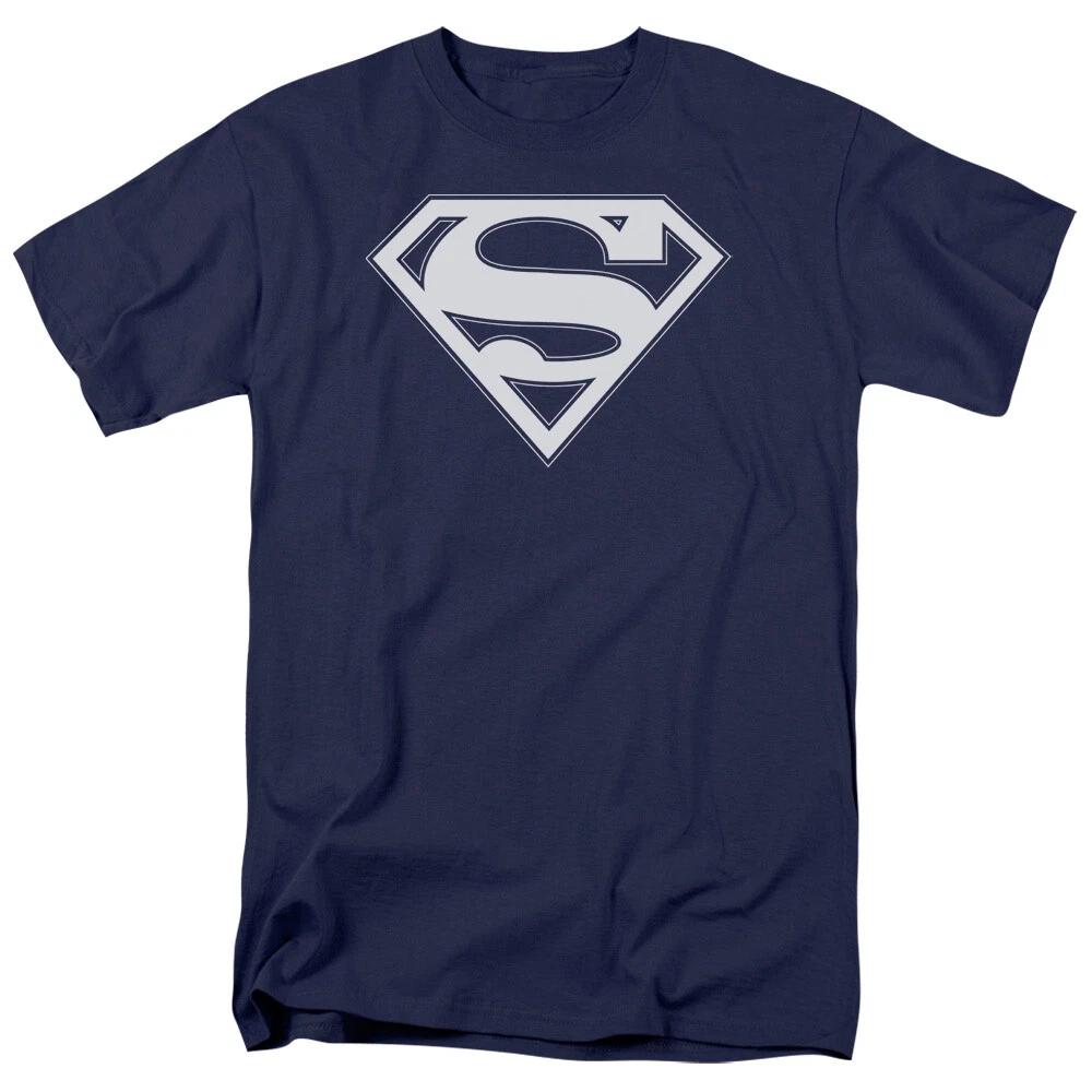 Superman "Navy & White Shield" T-Shirt - Regular or Tank - to 5X