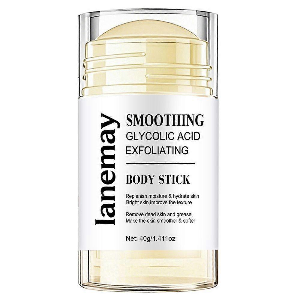Glycolic Acid Exfoliating Body Stick - Deep Exfoliation for Rough, Bumpy Skin, Smooth & Soft Skin Formula For Arms, Legs, Inner Thighs