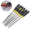 6Pcs Needle Files 140mm Metal Filing Rasp Wood Tools