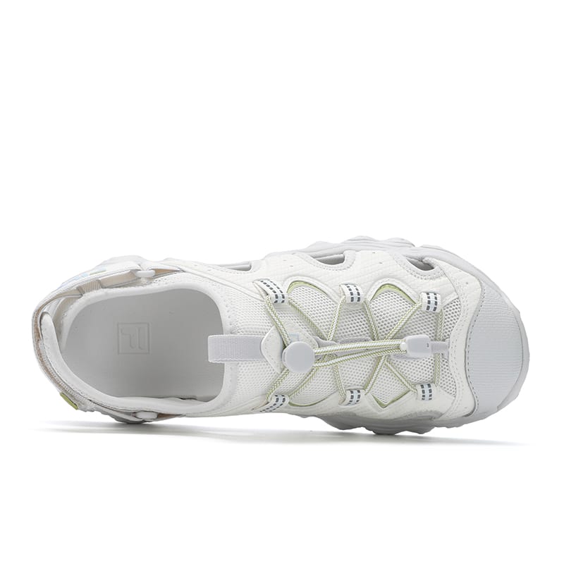 Fila САНДАЛИ FLUID 5 Кошачья лапка, Для треккинга по реке, Девичьи пляжные сандалии, Женские, Белый Серый, F12W522401FSN