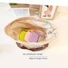 Morandi Color Silicone Coin Purse Square Lipstick Pouch Portable Mini Storage Bag  Travel