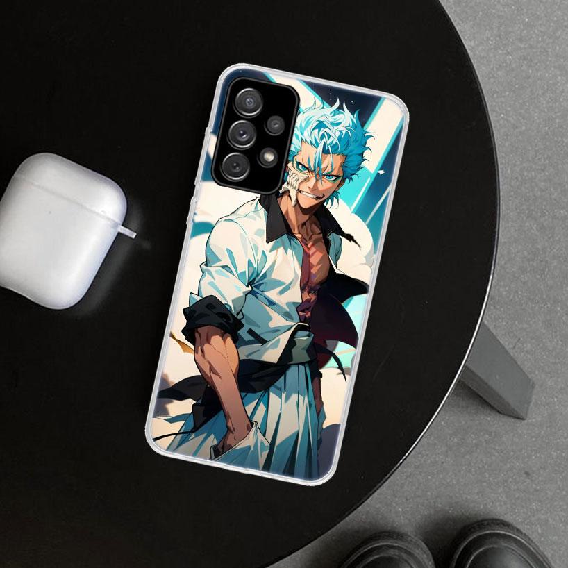 Чехол для телефона Grimmjow 6 Bleach для Samsung Galaxy A12 A22 A32 A52 A72 A02S A51 A50S A31 A20S A10S Note 20 Ultra 10 Plus Gala