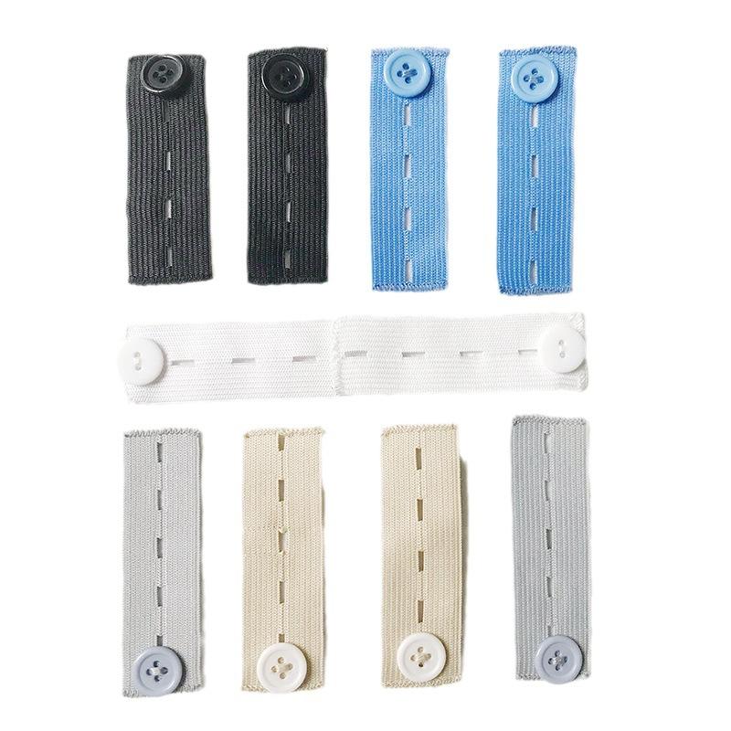 5 шт. брюки-брюки, расширитель талии, удлинитель пояса, пуговица, эластичная регулировка, пуговица, удлинитель ремня, пряжка