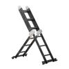 Multi-Purpose Folding Ladder 7-in-1 3 Step 12ft with Scaffolding Plank