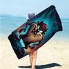 1Pc Tazmanian Devil Adventure Beach Towel Microfiber Beach Towel Thin Absorbent For Beach Swimming Yoga Bath Sports 0917100