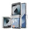 Для Z FLIP5/6 Чехол для телефона Samsung в стиле Ins Высокопрозрачный акриловый складной телефон с карманом для карт