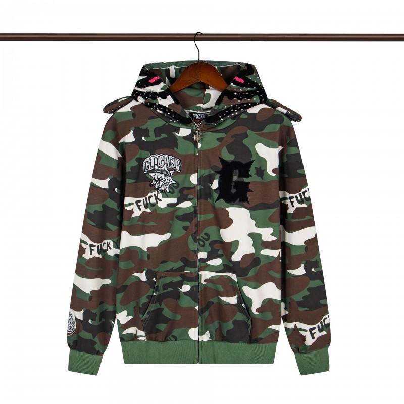 Худи Glo Gang Streetwear Мужское Оверсайз Свободный Крой Хлопковый Пуловер С Принтом