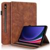 Чехол для Samsung Galaxy Tab S10 FE Plus 13,1 дюйма, тиснение "Дерево", обложка-книжка из ПУ-кожи для Coque Galaxy Tab S10 FE Plus Case Funda