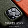 Melkco Magnetic Genuine Leather Case for iPhone 16 Pro Max 15 Plus 14 13 Premium Business Lens Protective Cowhide Skin Cover