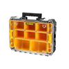 DeWalt TSTAK Organizer Tool Box, Storage Case, Toolbox with Clear Lid and Removable Tray, Stackable Storage for Screws, Bits, and Small Items, IP54 Du