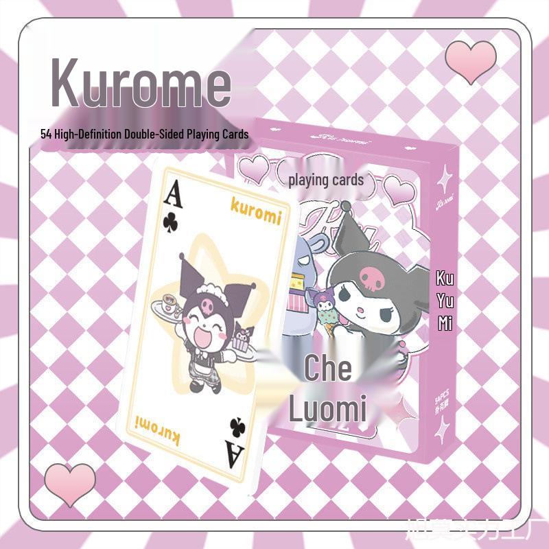 Игральные карты Куроми и Помпонпурин - Коллекция настольных игр Sanrio