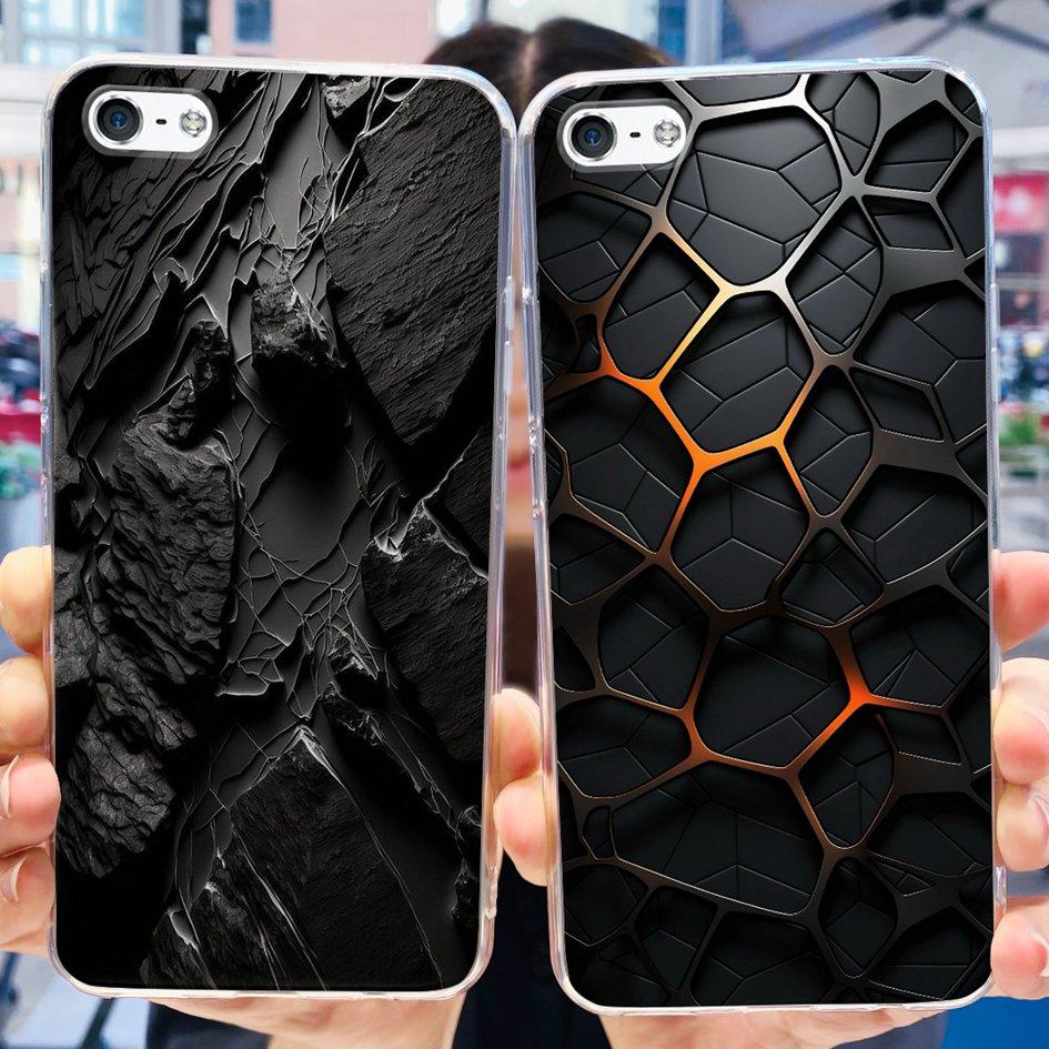 For iPhone 5 5S Case Fashion Astronaut Art Painted Shockproof Soft Cover For iPhone SE 2016 2020 SE2 TPU Funda on iPhone5 Bumper