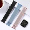 Плетеный нейлоновый ремешок-петля для Apple Watch 11 10 9 8 7 45 мм 41 мм 42 мм 46 мм Ultra 3/2 49 мм Удобный браслет iWatch 6 5 SE Ремешок