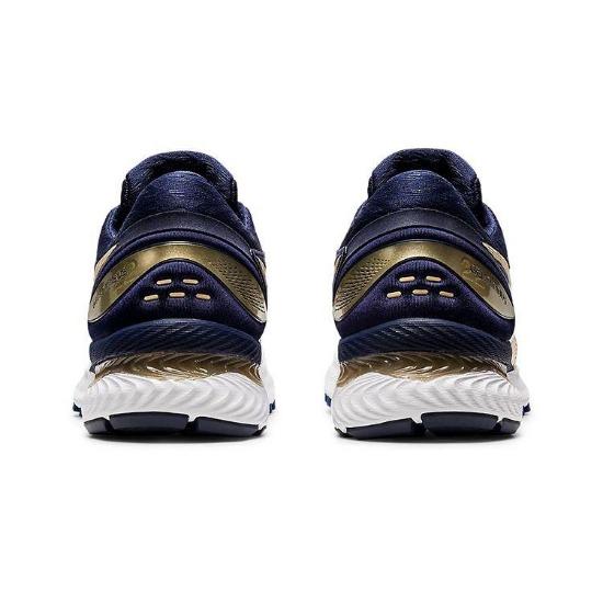 Asics Кроссовки для бега Gel-Nimbus 22 Mesh Удобные Прочные Низкие Женские Кроссовки Бело-Синие 1012A807-100
