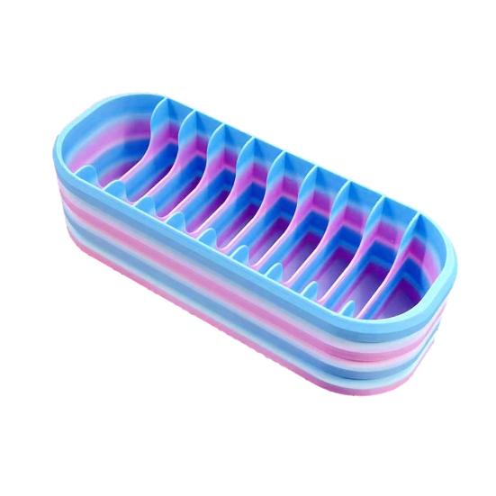 Коробка для хранения алмазных пакетиков Держатель для аксессуаров для алмазной живописи с 10 отделениями Органайзер для расходных материалов для рукоделия для алмазных пакетиков, ручек и инструментов