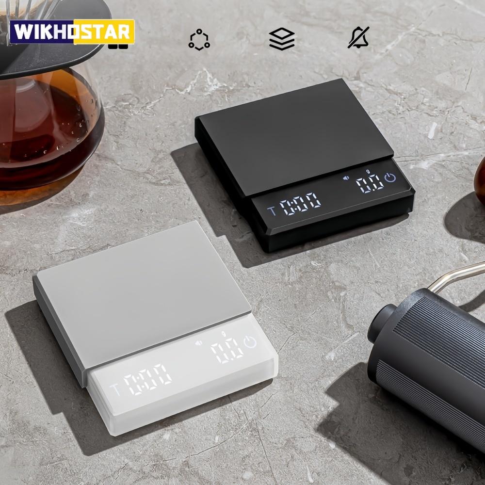Мини Электронные Кофейные Весы Умные Соотношение Порошка и Воды USB Силиконовая Подставка Высокое Качество Точность Профессиональные Кухонные Кофейные Инструменты
