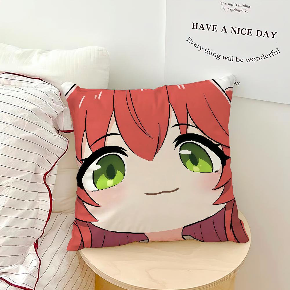 Аниме b-Bocchi the Rock чиби девочка наволочка Удобная мягкая наволочка для дивана, гостиной, домашнего декора, защитные чехлы