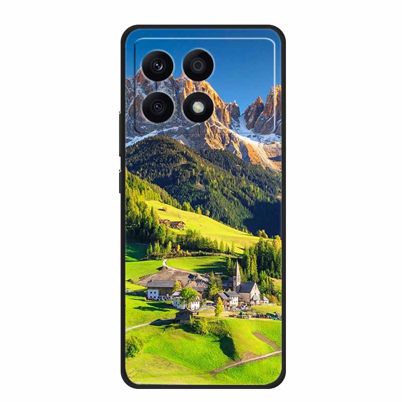 Для Xiaomi Poco X6 Pro 5G Чехол Роскошный ТПУ Силиконовая Задняя Крышка Чехлы для Телефона для Xiaomi Poco X6 Мультяшный Защитный 2311DRK48I Funda