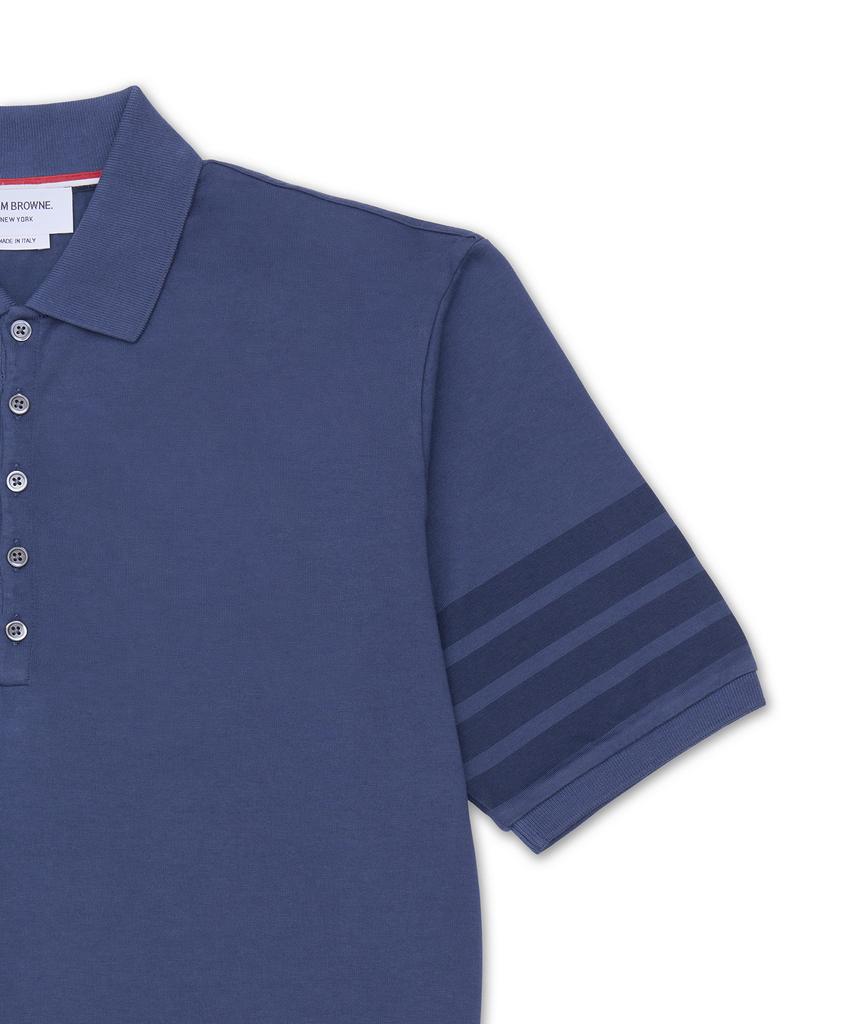 Tombeulaun Garment Overdye Jersey 4-Bar Short Sleeve Polo Shirt - Navy / Mjp236Aj0253415