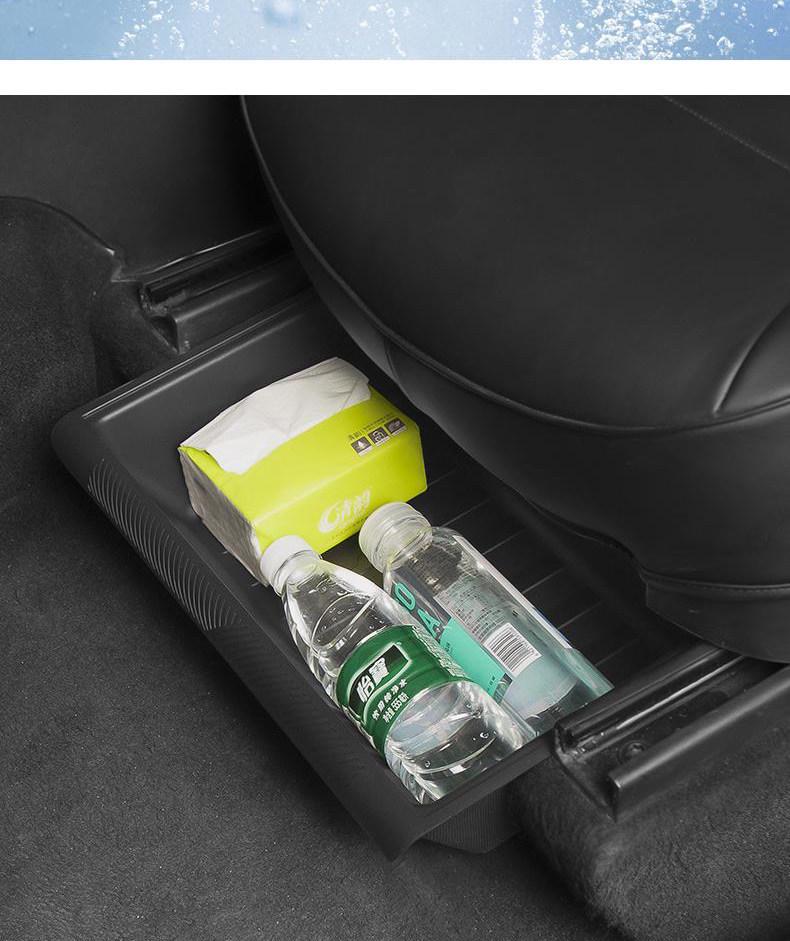 Tesla Model Y Rear Under-Seat Storage Box Upgrade