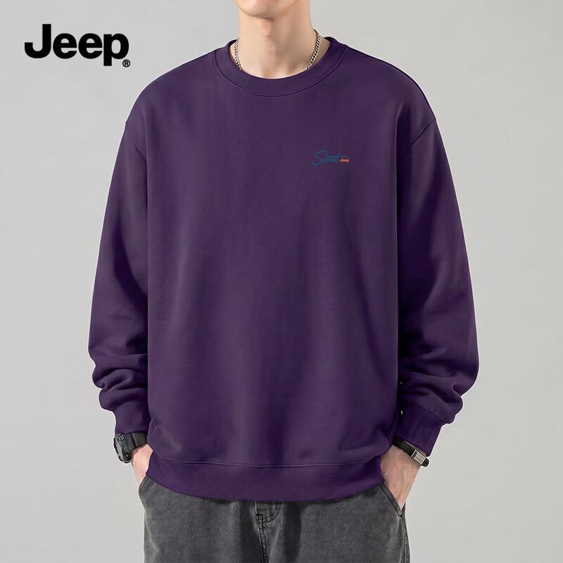 Jeep Мужской повседневный свитшот с круглым вырезом