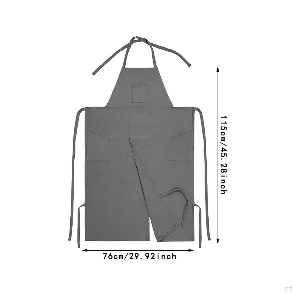 Pottery Apron Artist Painting Simple Sturdy Multipurpose Long Split Leg for Ceramic Sculpture