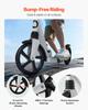Kick Scooter for Kids Ages 8+, Teens & Adults, 2-Wheel Toddler Scooter with Adjustable Height Handlebar, Wide Anti-Slip Deck, Foldable Lightweight for