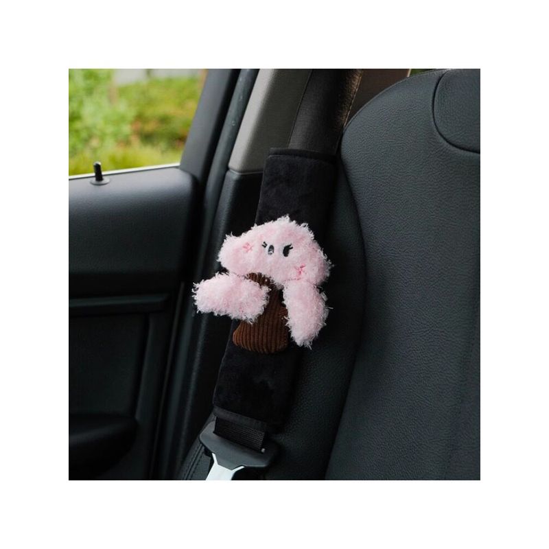 Cute and High-End Car Seatbelt Shoulder Pad Covers, Car Seatbelt Handle Covers, Car Interior Decoration Items